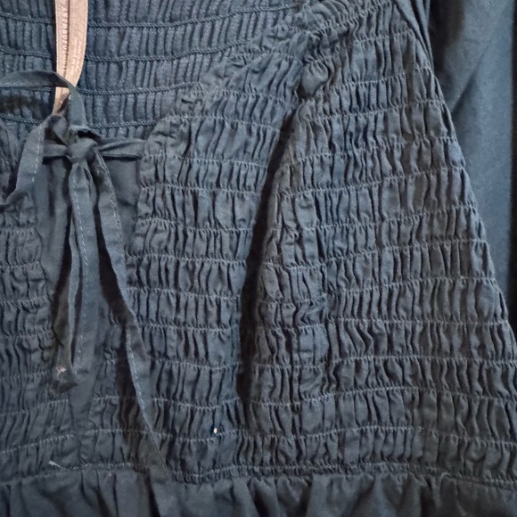 Anthropology Smocked Sweetheart Blouse - Picture 2 of 5